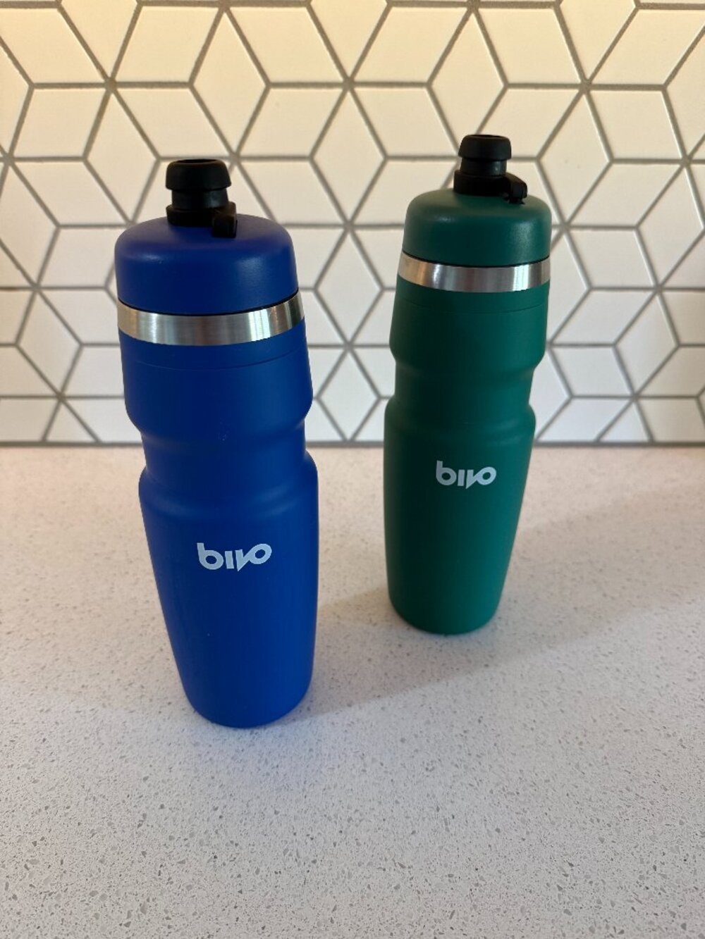 2 Bivo Lightweight Stainless Steel Water Bottles
